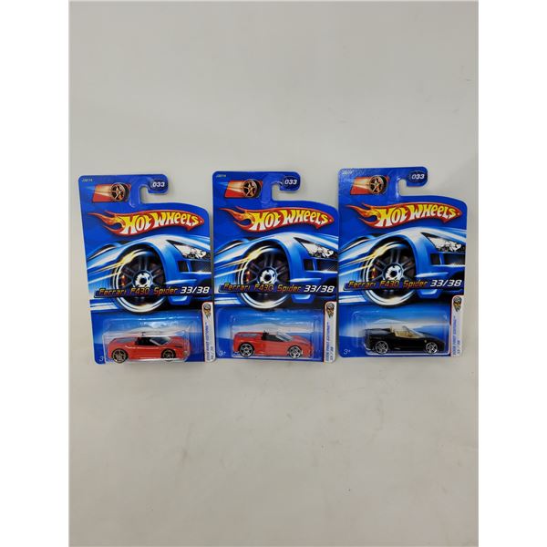 Hot Wheels 3 2006 First Editions "Ferrari F430 Spider's" 33/38
