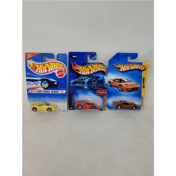 Hot Wheels "Ferrari 335", "Enzo Ferrari" & "Ferrari GTO"