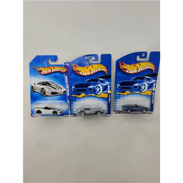 Hot Wheels "Ferrari F430 Spider", "Ferrari 250" & "Ferrari F355 Spider"