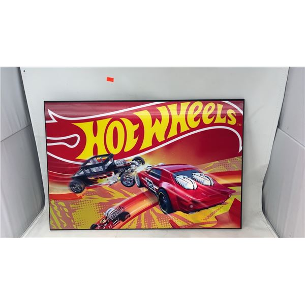 Hot Wheels Large Action Lenticular 3D Wall Decor Plaque