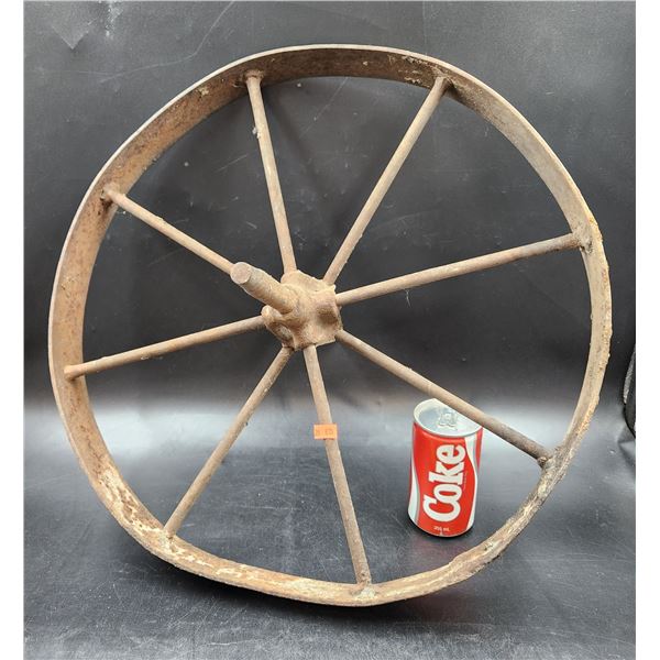 Antique Cast Iron Wagon Wheel