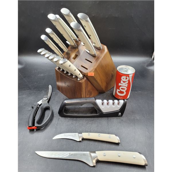 Knife Set w/ Sharpener