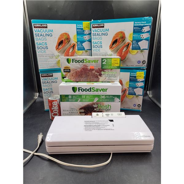 Food Saver Vacuum Food Sealing System & Vacuum Sealing Bags