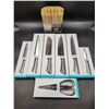 Image 1 : *New* Stainless Steel Knife Set & Scissors