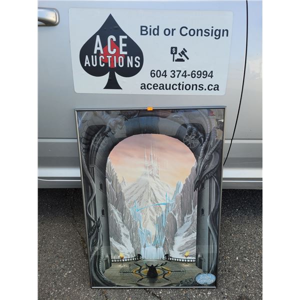 Framed "The Dragon Chronicles: Cartel Isoterico con alq" Poster