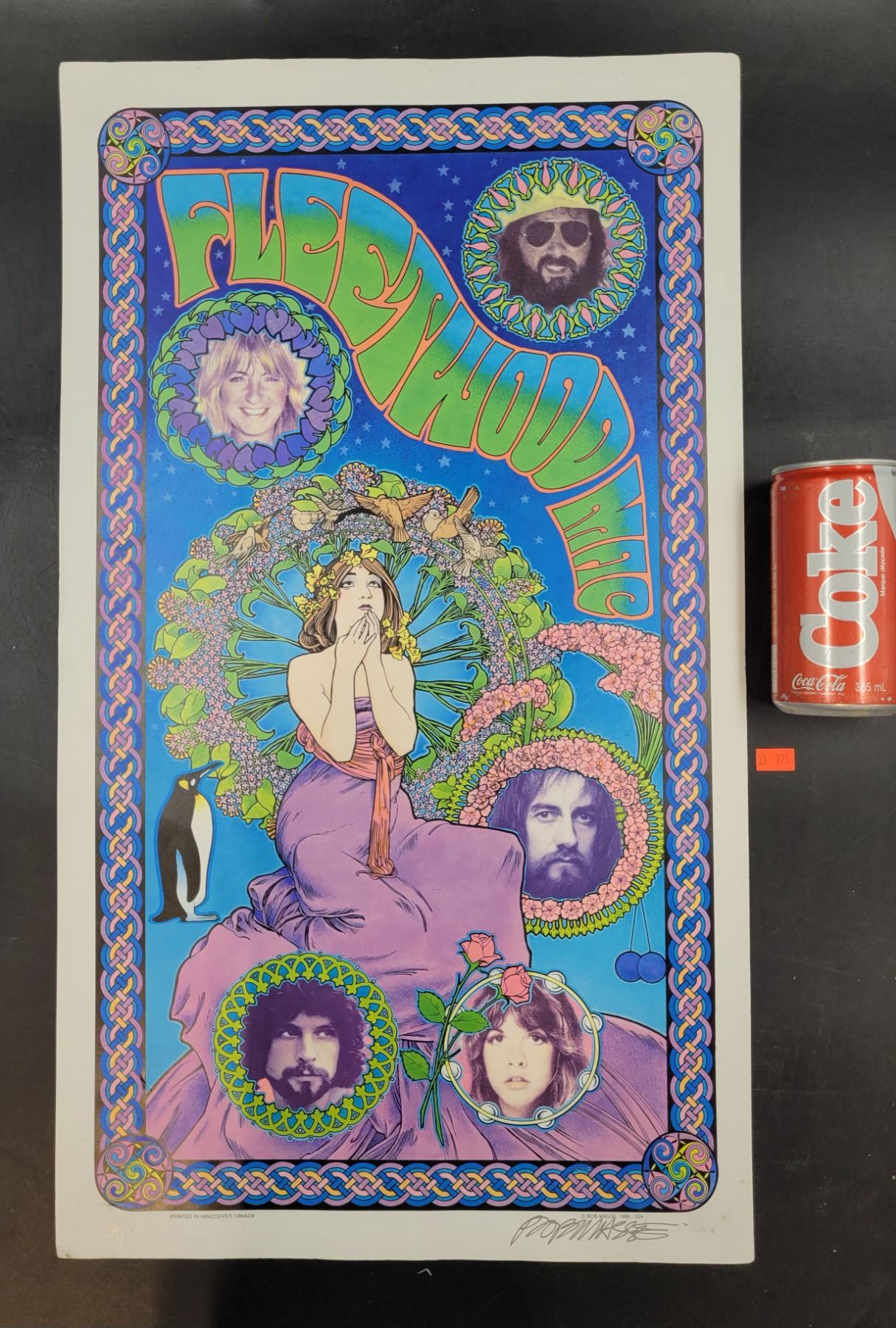 Fleetwood Mac Poster – Rogers Arena Vancouver 2018 – Hand-Signed Giclee By Bob Masse (Original)