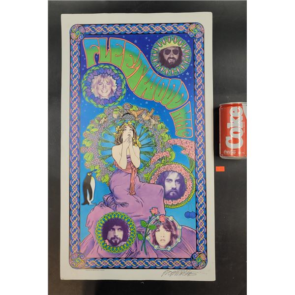 Signed Bob Masse Fleetwood Mac Poster