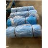 Image 1 : 4 ROLLS OF BLUE PLASTIC DROPSHEETS