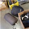 Image 2 : BOX OF VARIOUS SHOES AND 2 SLEEPING BAGS