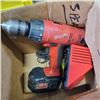 Image 2 : MILWAUKEE AND BOSCH CORDLESS DRILLS WITH BATTERIES AND CHARGER BOTH WORKING