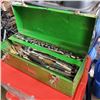 Image 2 : GREEN CRAFTSMAN TOOLBOX WITH ASSORTED SOCKETS AND WRENCHES