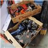 Image 1 : TWO TRAYS OF POWER TOOLS AND HAND TOOLS