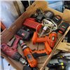 Image 2 : TWO TRAYS OF POWER TOOLS AND HAND TOOLS