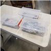 Image 1 : 3 PLASTIC BINS WITH ANCHOR BOLTS, AND NAILS