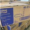 Image 2 : CASE OF TORK HAND TOWEL ROLLS, 6 ROLLS, 1000FT EACH, 8 INCH WIDE