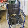 Image 2 : INVACARE FOLDING WHEELCHAIR