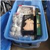 Image 4 : 3 LARGE TOTES AND BOX OF CHRISTMAS DECOR