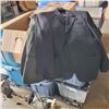 Image 1 : 3 SUIT JACKETS 38/40/40 WITH 2 COLLARED SHIRTS AND CROP TOP