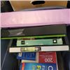 Image 2 : TOTE OF SCHOOL SUPPLIES BINDERS AND PAPER
