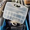 Image 2 : TOTE OF CRAFTING SUPPLIES