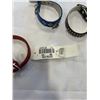 Image 2 : 3 NEW GENUINE LEATHER DOG COLLARS