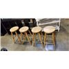 Image 1 : SET OF 4 BAR STOOLS