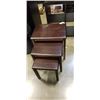 Image 2 : SET OF 3 NESTING TABLES