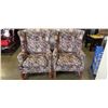 Image 1 : MATCHING PAIR OF BRAITHWAITE'S UPHOLSTERED CHAIRS