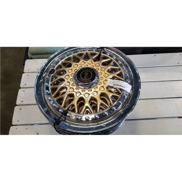 SET OF FOUR 14  SPECIAL EDITION HUBCAPS