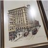 Image 2 : 2 ANTIQUE VANCOUVER PRINTS, DOWNTOWN VANCOUVER, HASTINGS AND BIRKS BUILDING, SIGNED AND NUMBERED