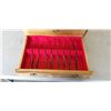 Image 3 : CUTLERY CANTINE WITH GOLD TONE STAINLESS IBW FLATWARE