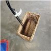 Image 2 : TRIPLE BASKET RACK WITH SMALL WICKER BASKET