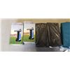Image 2 : 2 NEW TOUCH FREE DISPENSERS, 2 WALL MOUNT SOAP DISPENSERS, AND 3 HANGING FOLDABLE COSMETICS TRAVEL B