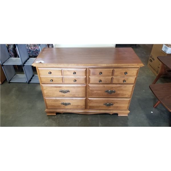 SIX DRAWER OAK DRESSER