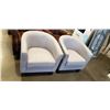 Image 1 : PAIR OF MODERN GREY TUB CHAIRS, IN GOOD CONDITION