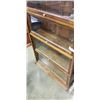 Image 2 : ANTIQUIE OAK 2 PC LAWYERS BOOKSHELF