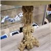 Image 2 : 2PC HIGHLY CARVED RESIN ACCENT TABLE