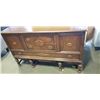 Image 3 : ANTIQUE SERVING CABINET