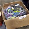 Image 1 : BOX OF NEW LIGHTNING TO AUX CORDS, WIRELESS CHARGERS AND SCREEN SAVERS FOR IPHONE