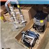 Image 1 : ROWENTA STEAM IRON AND STEAM CLEANER WITH COFFEE MAKER AND SHOWER CADDY