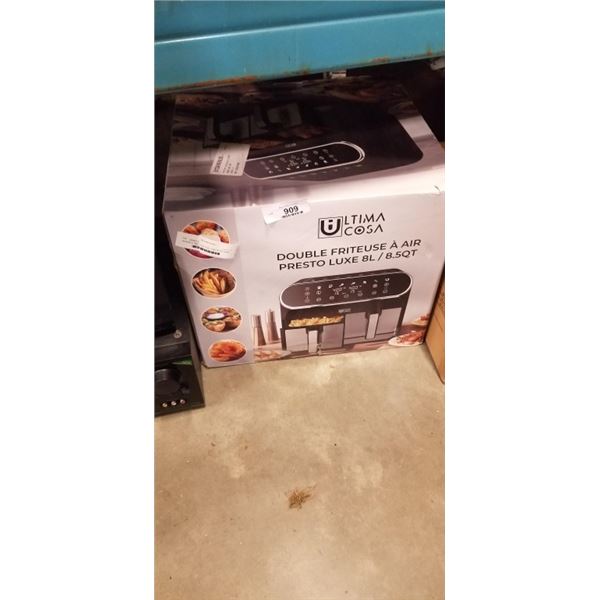 AS NEW ULTIMA COSA DUAL ZONE FRYER OVEN TESTED WORKING