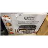 Image 2 : AS NEW ULTIMA COSA DUAL ZONE FRYER OVEN TESTED WORKING
