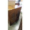 Image 1 : HIGHLY CARVED BAR ON WHEELS WITH FOLD OUT TOP