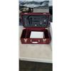 Image 2 : 2 BRAND NEW WINE GIFT BOXES - (2) 2 BOTTLE WINE HOLDER W/ CORKSCREW, BOTTLE STOPPER, POURER, AND FOI