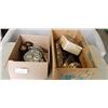 Image 1 : TWO BOXES OF ASSORTED SILVER PLATE SERVING ITEMS