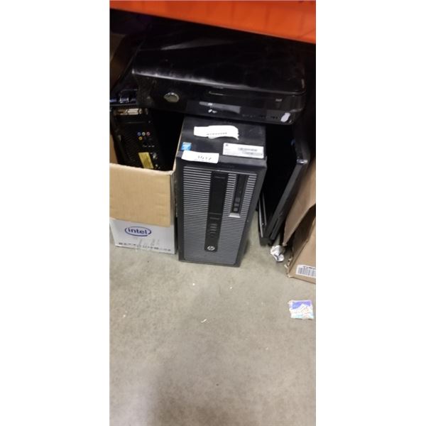 ALIENWARE, GATEWAY AND HP TOWERS WITH ALL COMPONENTS INCLUDING SAMSUNG MONITOR UNTESTED