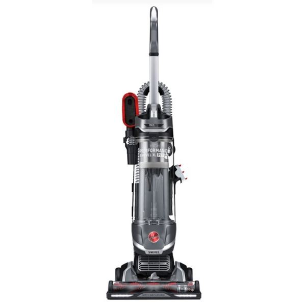 HOOVER HIGH PREFORMANCE SWIVEL XL PET BAGLESS UPRIGHT VACUUM - TESTED WORKING, RETAIL $299