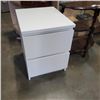 Image 2 : IKEA 2 DRAWER NIGHT STAND AND VINTAGE D 3 TIER D -TABLE