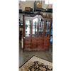 Image 1 : TWO PIECE 7 DRAWER CHINA CABINET