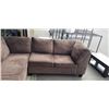 Image 3 : 2 PIECE GREY FABRIC SECTIONAL